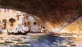 Under the Rialto Bridge John Singer Sargent watercolor